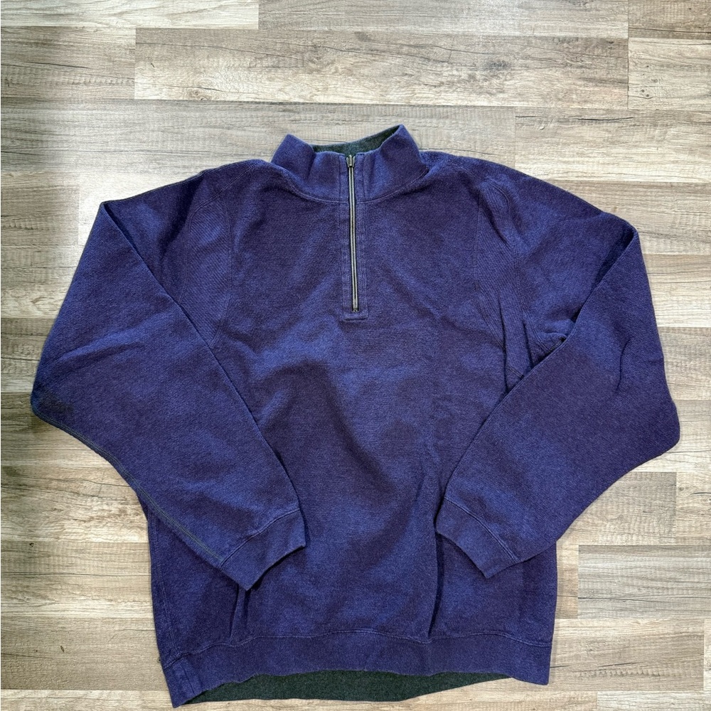 Tommy Bahama Half-Zip Sweater - Deep Navy Blue